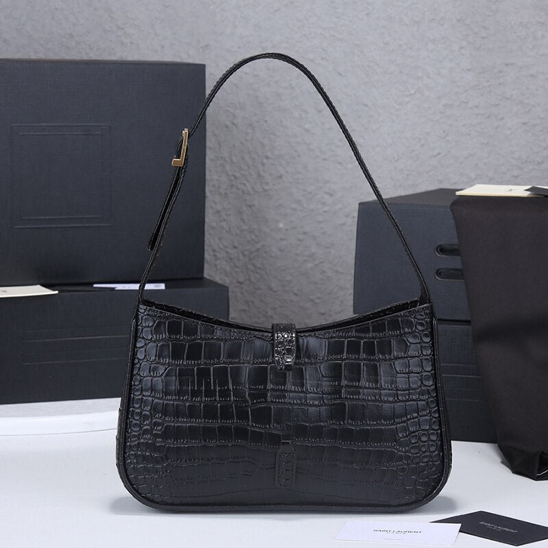 Women Genuine Leather Short-Strap Shoulder Bag