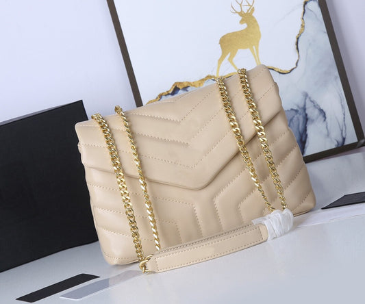New luxury designer messenger bag leather