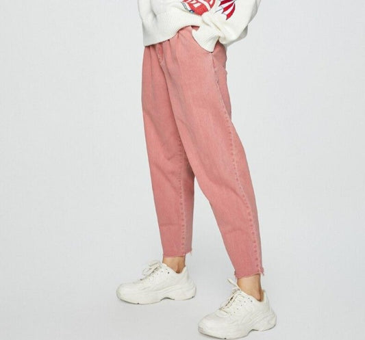 Women's 100% Cotton Old School Loose Jeans