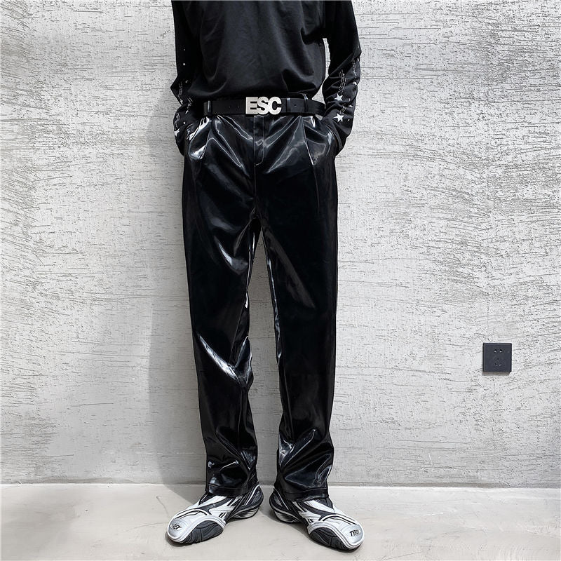 Spring new net trend personality streetwear pants men