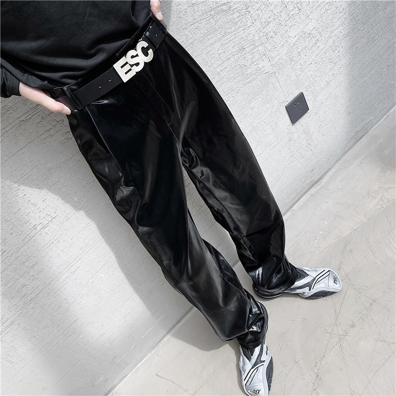 Spring new net trend personality streetwear pants men