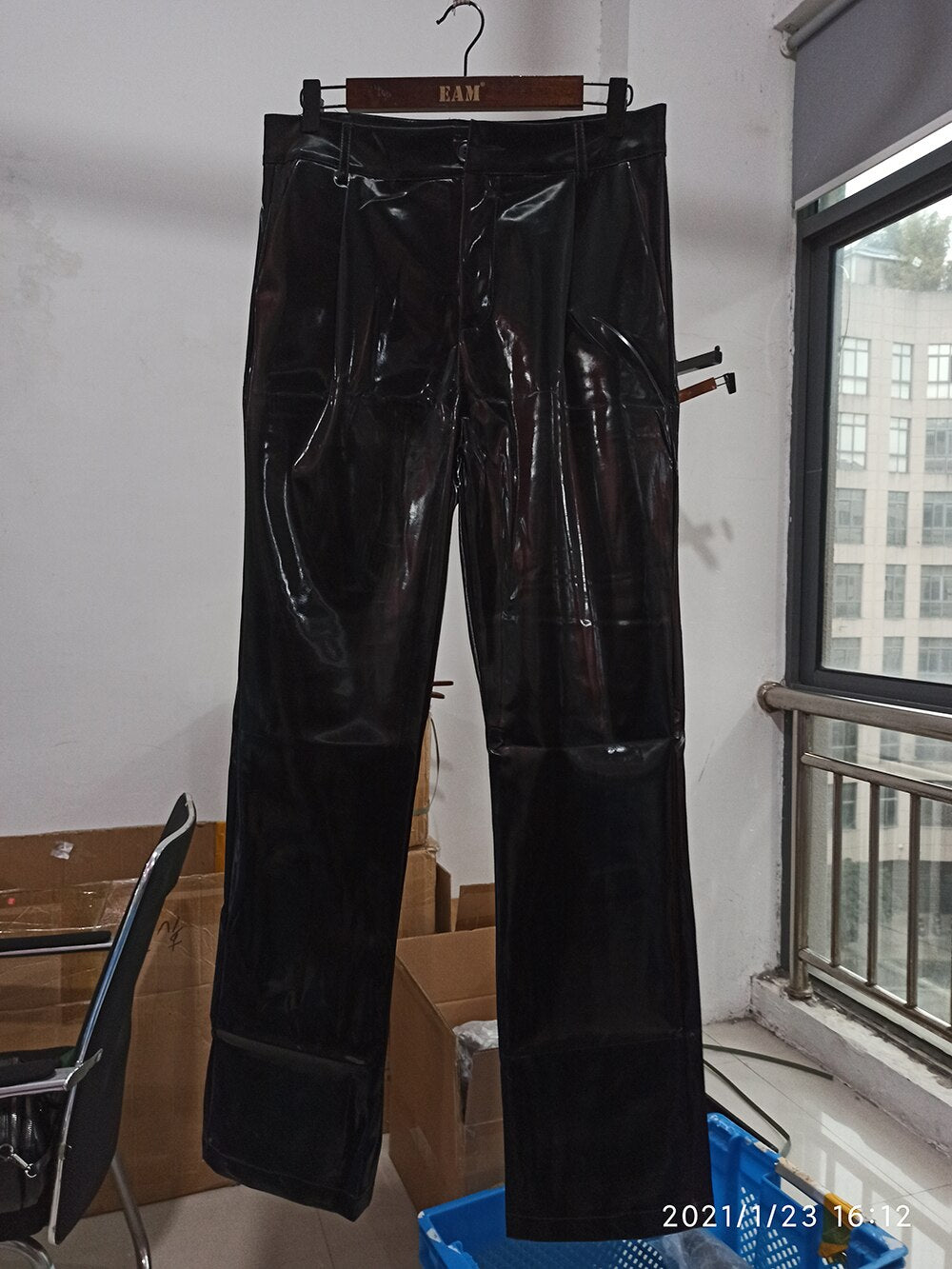 Spring new net trend personality streetwear pants men