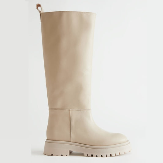 NWinter ストレートブーツ レディース ニーハイブーツ ファッション プラットフォームシューズ