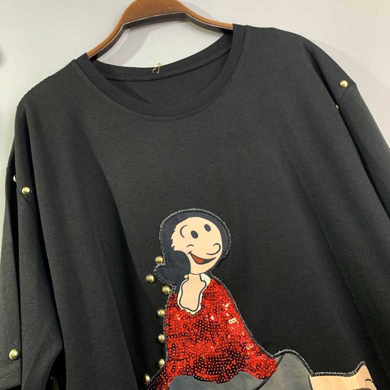 Women Cartoon Printed Dress Butterfly