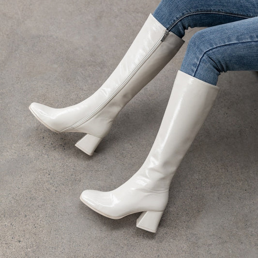 Women's Boots white Knee High Boots