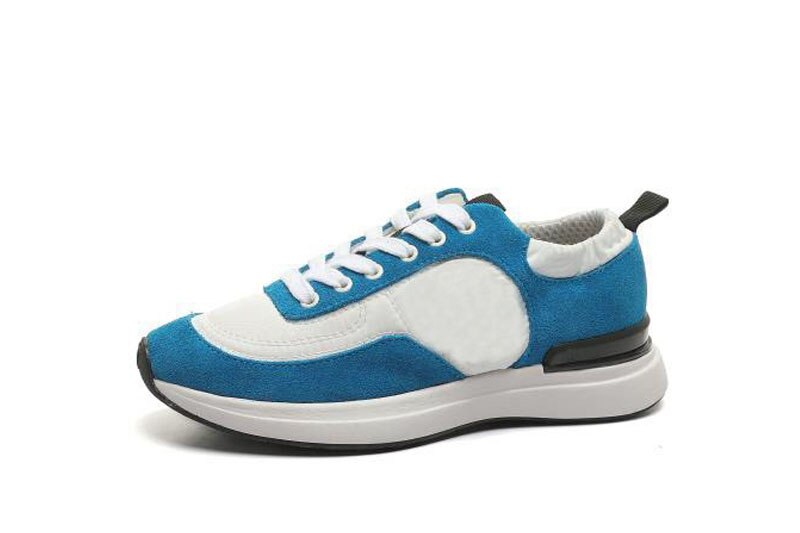 leather lace up high permeability shoes