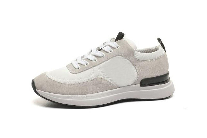 leather lace up high permeability shoes