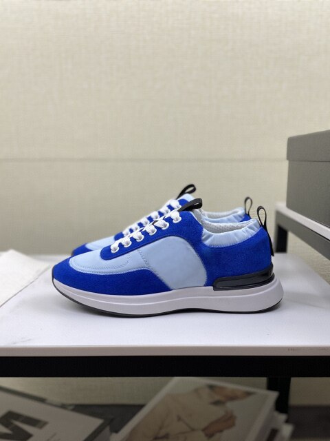 leather lace up high permeability shoes