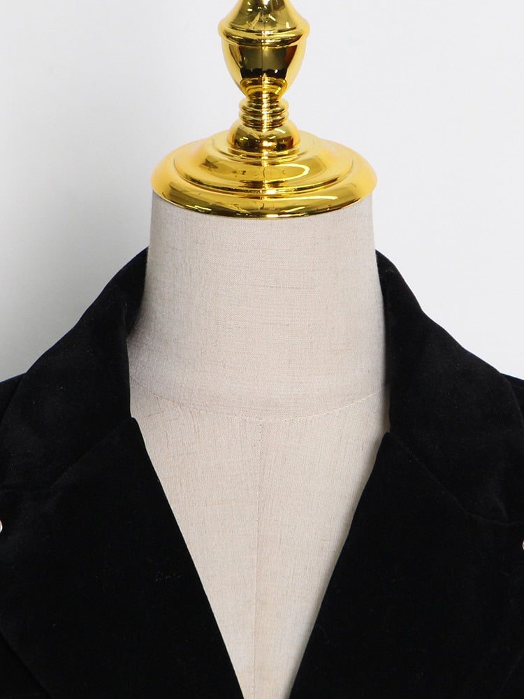 ブラック カジュアル パッチワーク ダイヤモンド タッセル レディース ジャケット