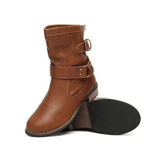 レディース アンクルシューズ ハンサム アンクルブーツ