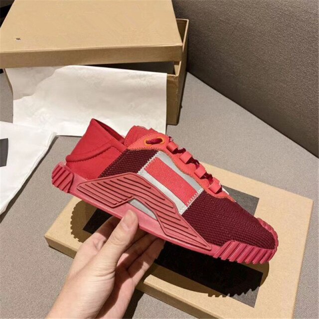 Women's Sneakers Mixed Colors Green Rome Low Heel