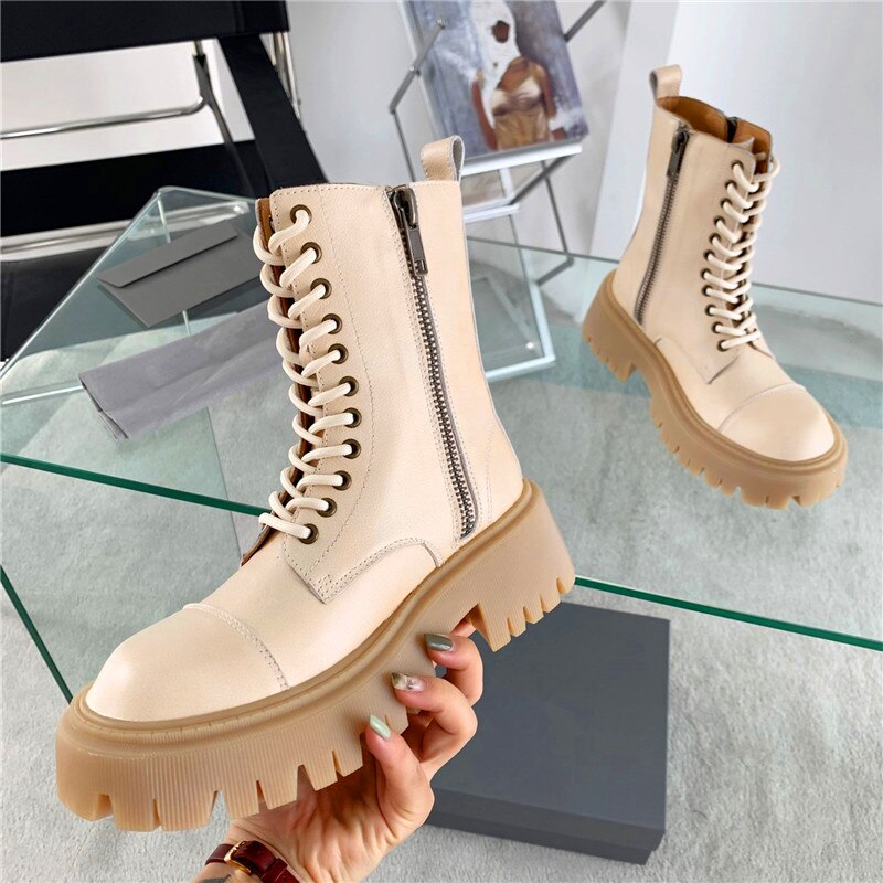 冬用レディースショートブーツ ラウンドトゥ