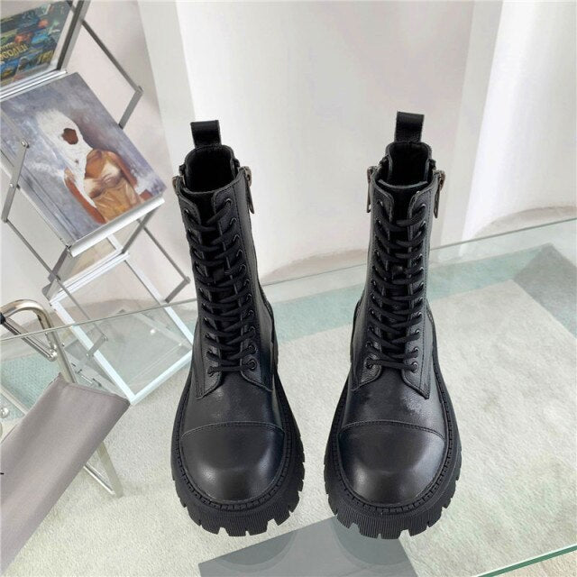 冬用レディースショートブーツ ラウンドトゥ