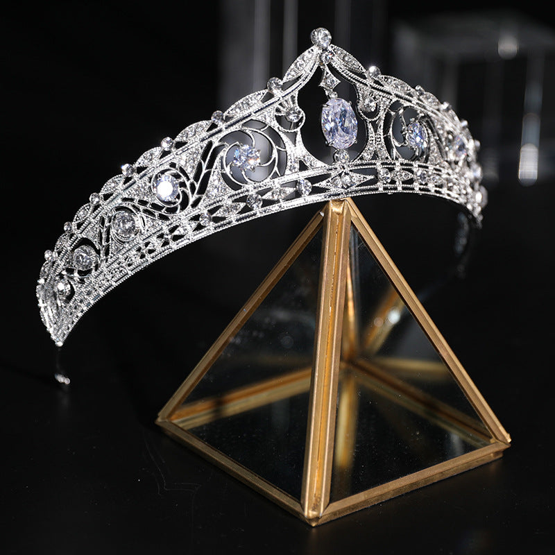 Wedding Crown Zircon Rhinestone Luxury Tiaras Jewelry Headdress