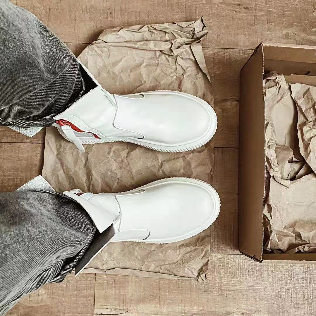 ヒップホップ ショートブーツ 個性的 フリンジ 女性