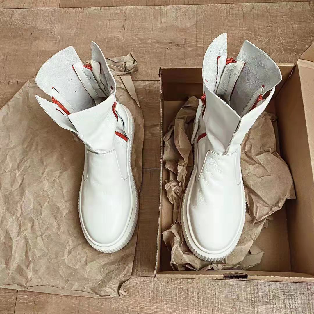 ヒップホップ ショートブーツ 個性的 フリンジ 女性