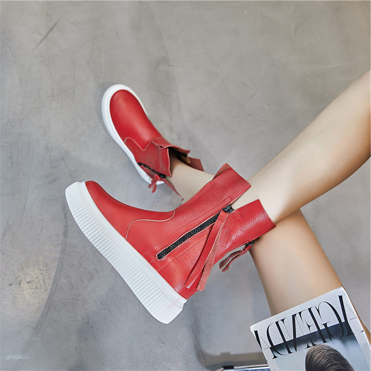 ヒップホップ ショートブーツ 個性的 フリンジ 女性