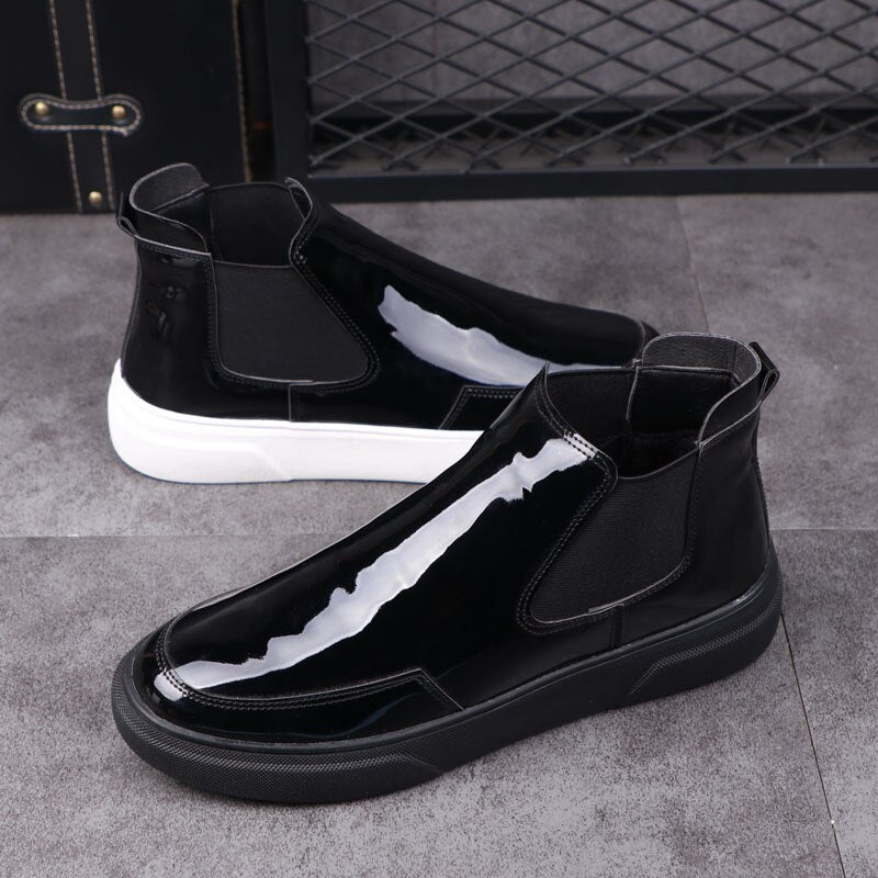 メンズファッション ウェディング パーティードレス チェルシーブーツ