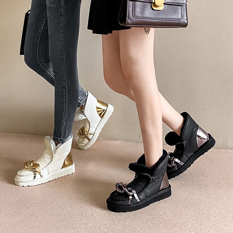 ナチュラルウール スノーブーツ レディースシューズ