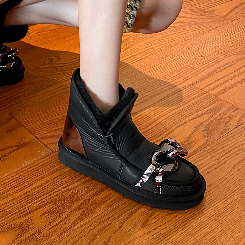 ナチュラルウール スノーブーツ レディースシューズ