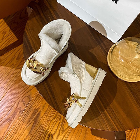 ナチュラルウール スノーブーツ レディースシューズ