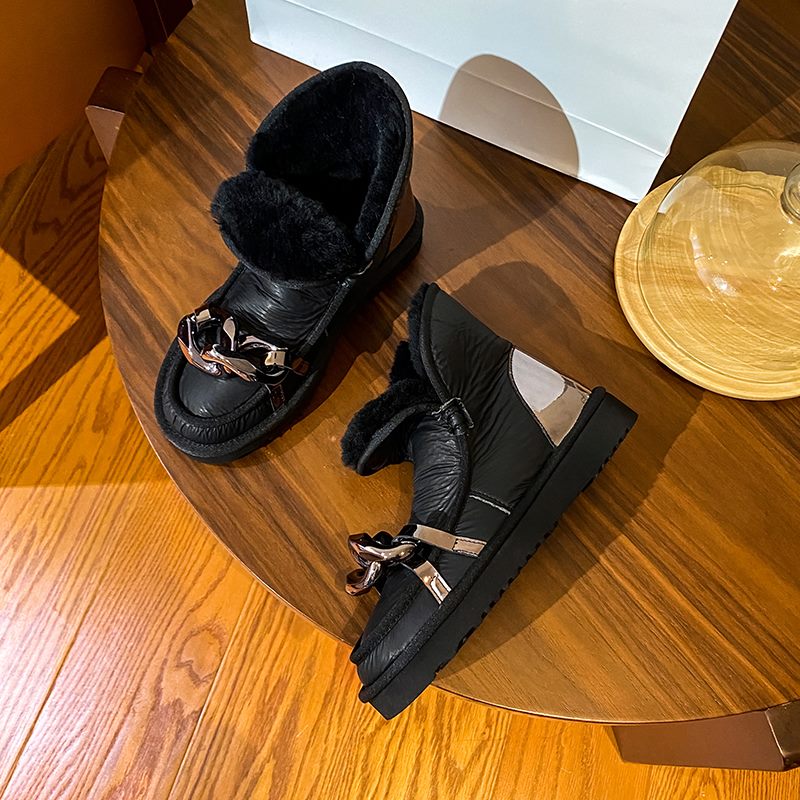 ナチュラルウール スノーブーツ レディースシューズ