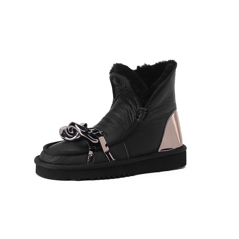 ナチュラルウール スノーブーツ レディースシューズ