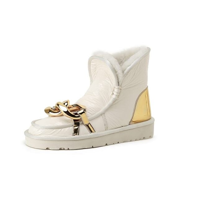 ナチュラルウール スノーブーツ レディースシューズ