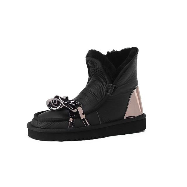 ナチュラルウール スノーブーツ レディースシューズ