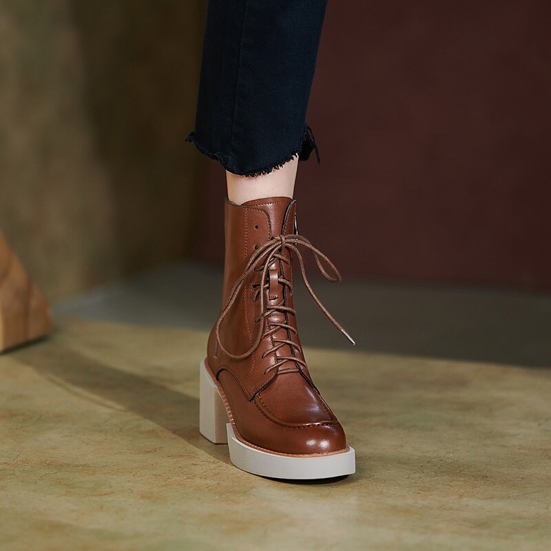 Women Winter Boots Retro Hand Made