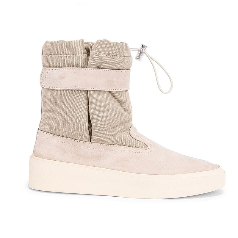 メンズ パッチワーク 本革 デザートブーツ