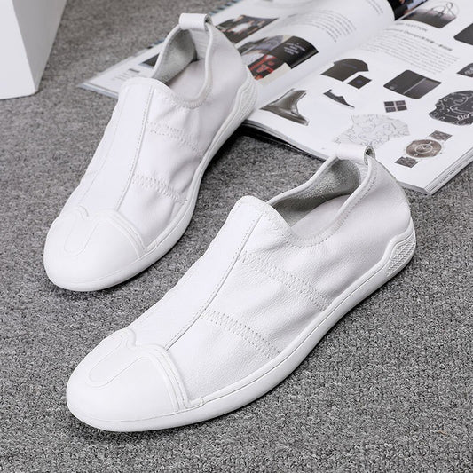 メンズアウトドア天然牛革ローファー