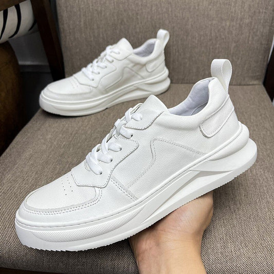 メンズ ラウンドトゥ プラットフォーム ファッション シューズ