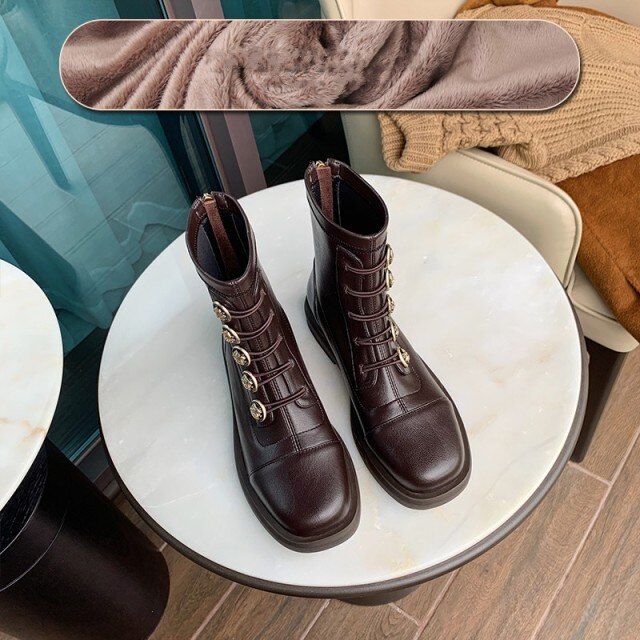 オフィスレディ 冬 暖かい アウトドア ファッション 無地 エレガント ブーツ
