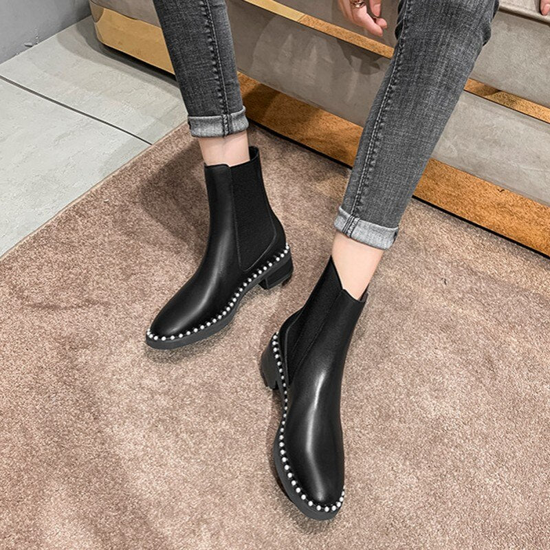 オフィスレディ ヴィンテージ カジュアル エレガント 簡潔 アウトドアブーツ