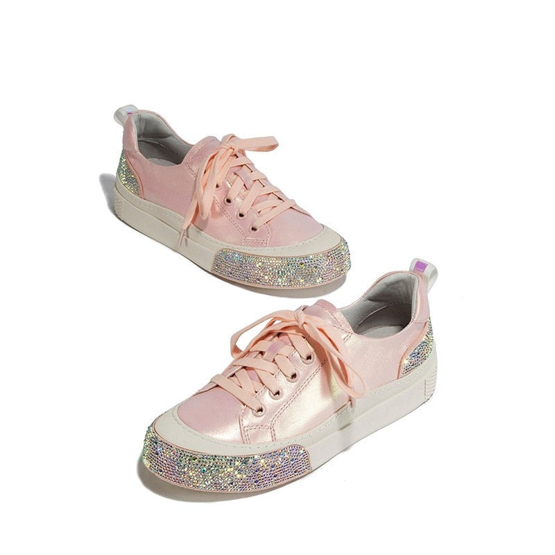 Women Cow Genuine Leather Patchwork Casual Flats Shoes