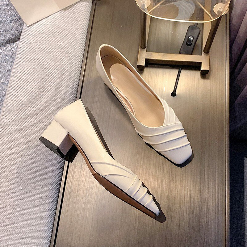 Office Ladies Low Cut Summer Pumps Soft Loafers Shoes