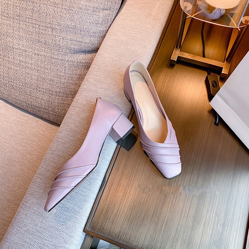 Office Ladies Low Cut Summer Pumps Soft Loafers Shoes