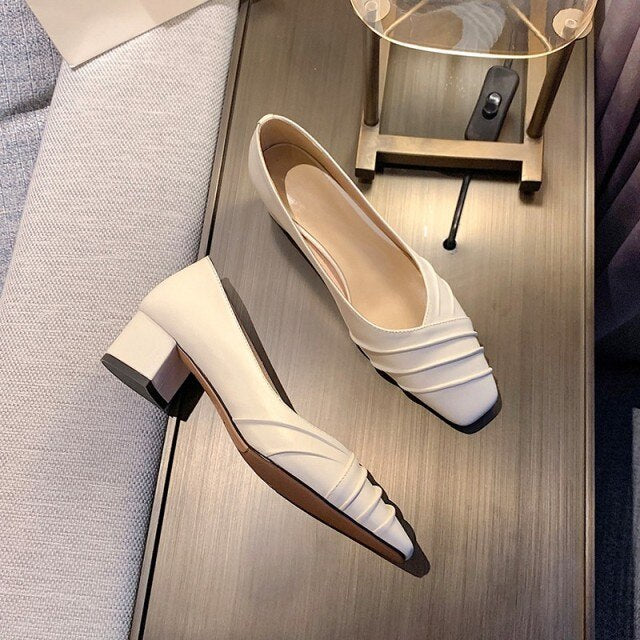 Office Ladies Low Cut Summer Pumps Soft Loafers Shoes