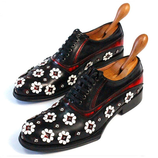 新品メンズドレスシューズ本革ブラック厚底