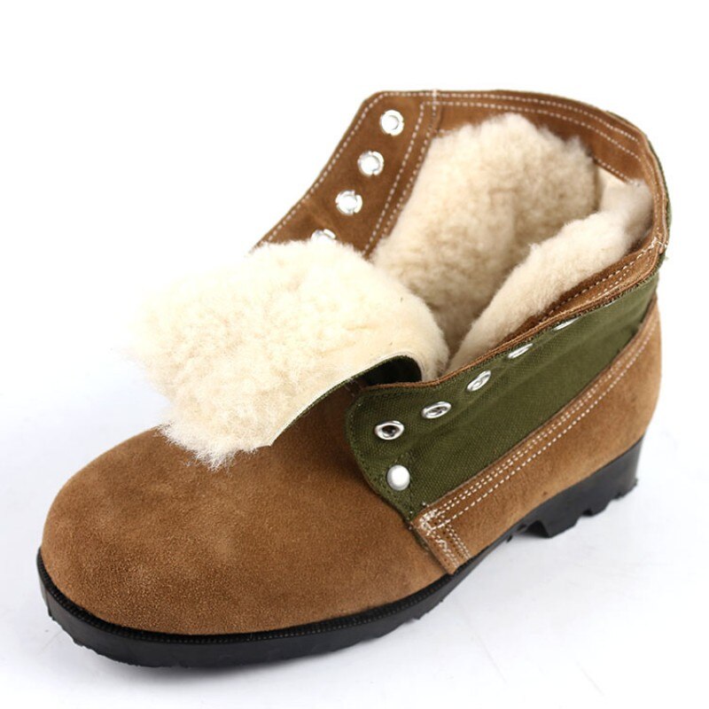 Men's Suede Lace-Up Warm Ankle Boots - LiveTrendsX made-to-order fit view 5