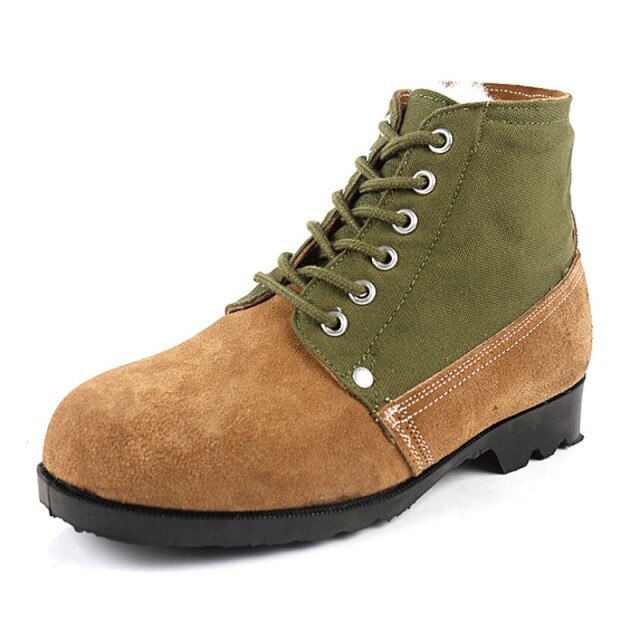 Men's Suede Lace-Up Warm Ankle Boots - LiveTrendsX made-to-order fit view 4
