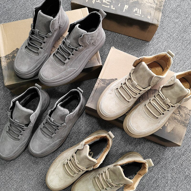 英国スタイルのヴィンテージメンズ新ビジネスアンクルブーツ