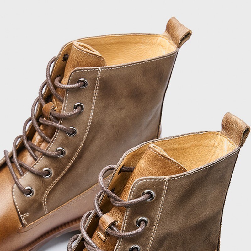 Male Lace Up Business Fashion Casual Outdoor Ankle Boot