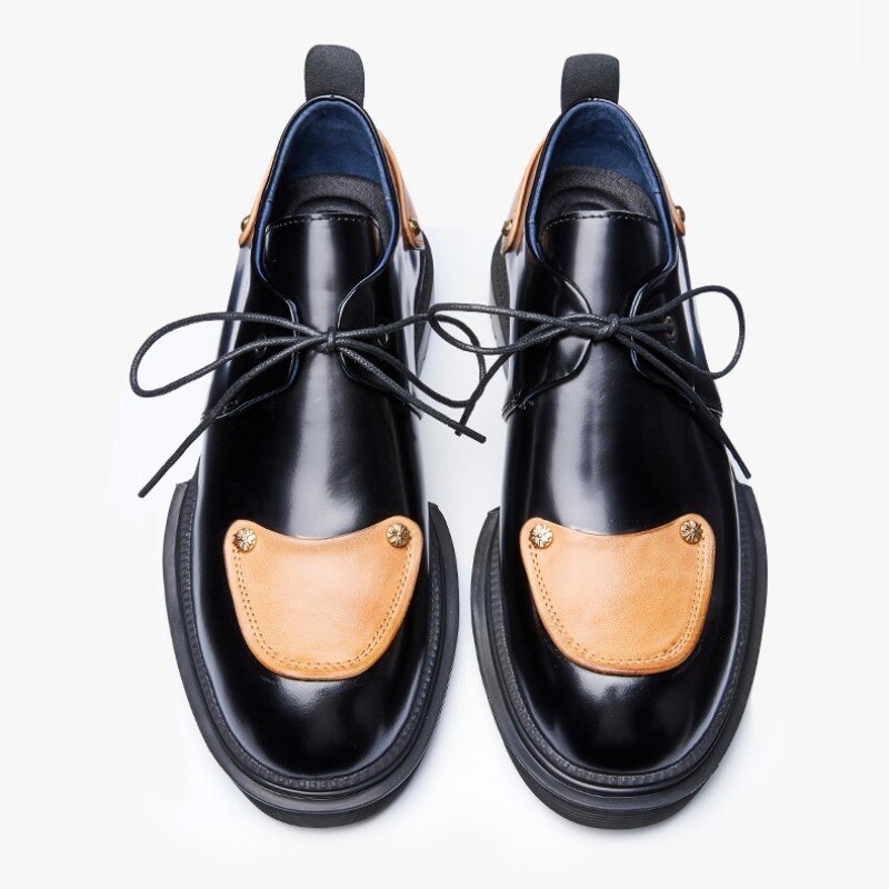 メンズ 春 ビジネス プラットフォーム オックスフォードシューズ アウトドア カジュアルシューズ
