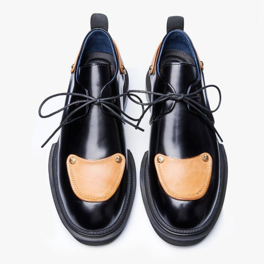 メンズ 春 ビジネス プラットフォーム オックスフォードシューズ アウトドア カジュアルシューズ