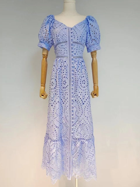 Vintage Plain Dress For Women Slash Neck Patchwork Split Thigh