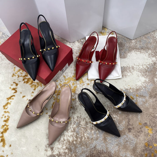 Women Sandals Pointed Toe High Heels