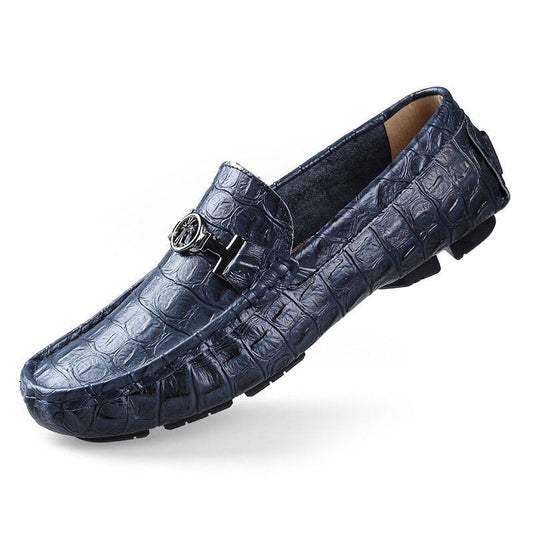 Men Driving Spring Large Size 11 Crocodile  Loafers