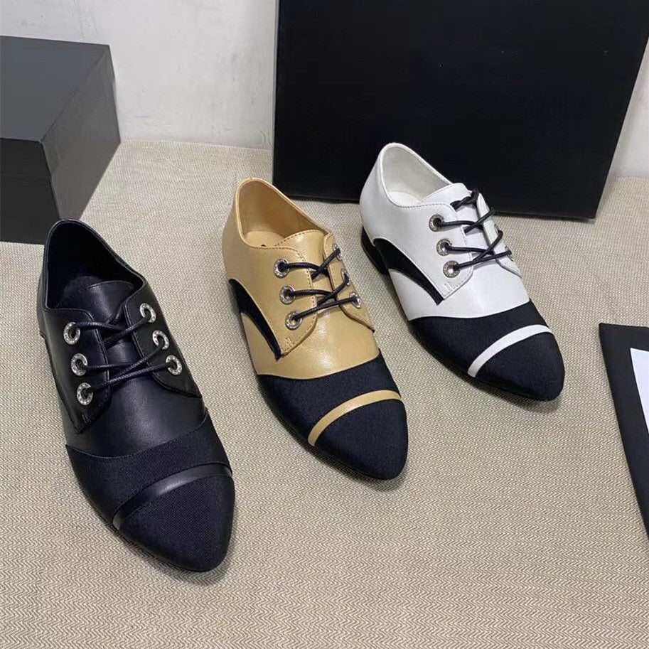 Women Patchwork Mixed Colors Pumps